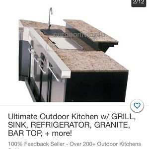 Outdoor kitchen grill set brand new